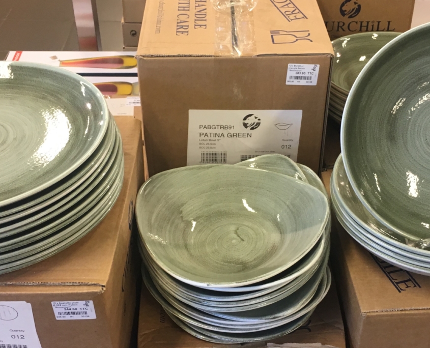 Assiette Patina green churchill