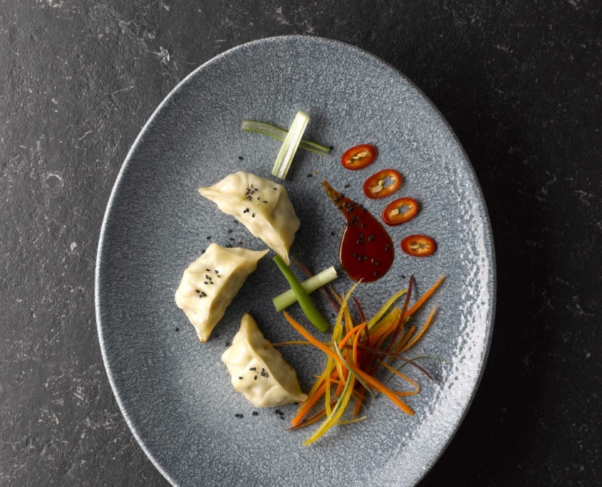 Assiette Ovale Raku Topaze Churchill