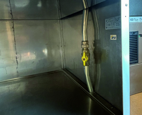 Fourneau gaz acier inox AMBACH