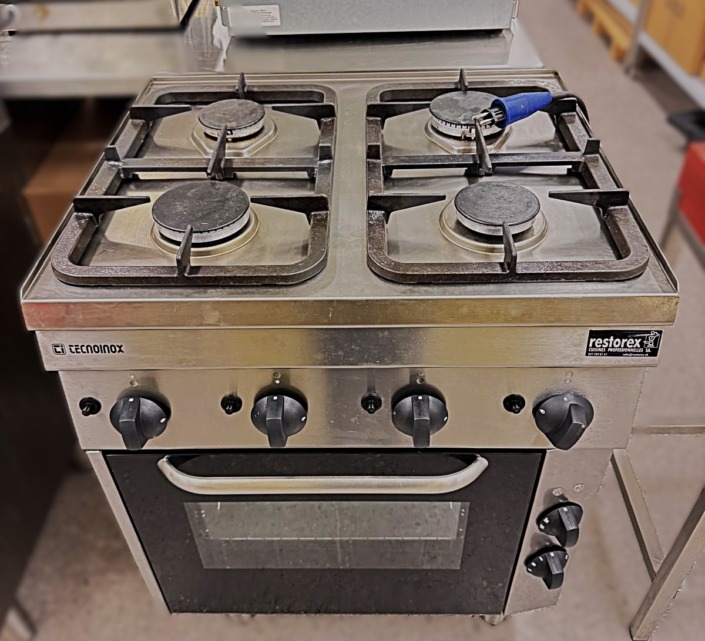 4 feux gaz avec fou électrique Tenoinox PF70G/6 Occasion