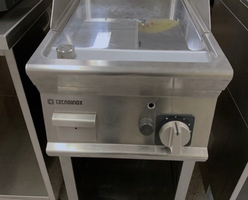 Grill Lisse FTC4FG7 4 châssis ouvert Tecnoinox