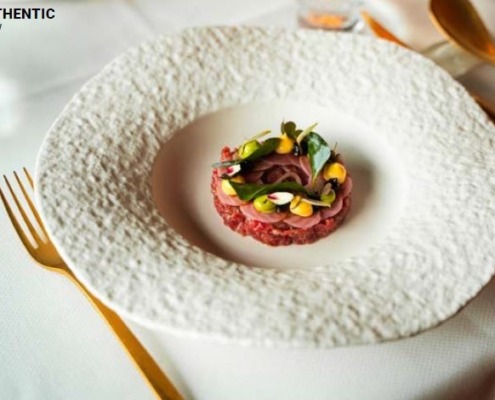 Assiette Q authentic Snow Style Point