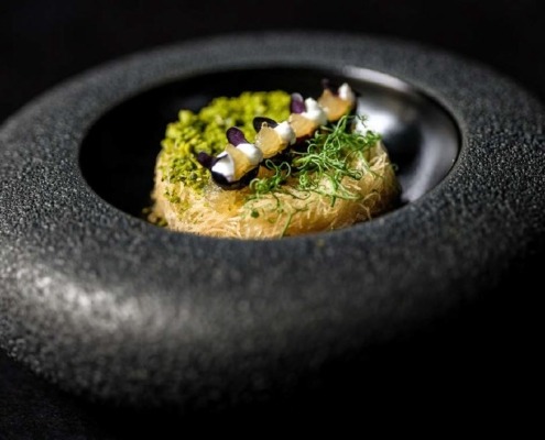 Assiette Donut Volkanic Style Point