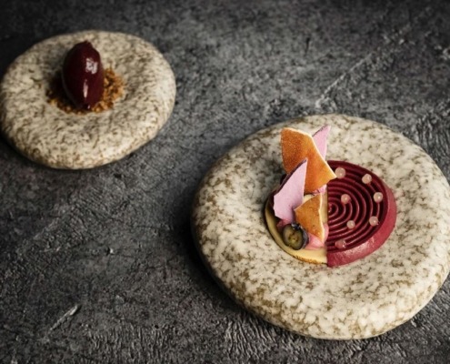 Assiette Galet Style Point