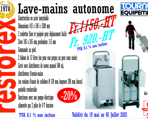 36914 Lave Mains Auto 806517 Promo Juin 25