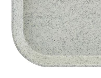 Plateau de service polyester GN 1/1 53 x 32.5 cm Fumé Moucheté