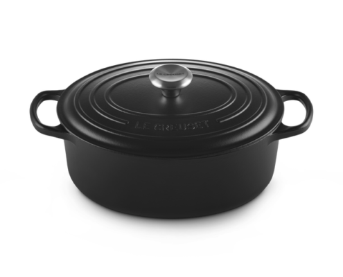 Cocotte ovale noire  33 cm Signature Cocotte ovale noire 33 cm Signature