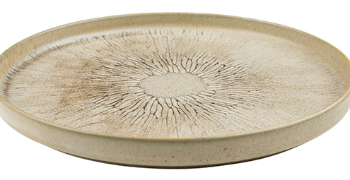Assiette à Bord Droit Porcelaine Ø 25 Cm Siroko